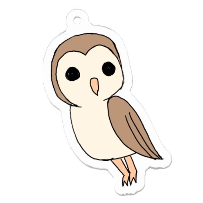 アクリルキーホルダー - 50 x 50 (mm)