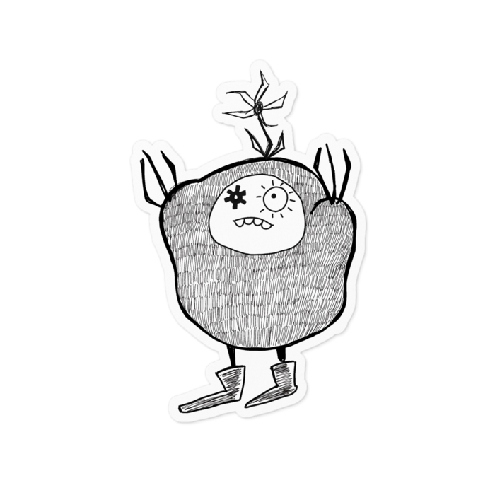 ステッカー - 100 x 100 (mm)