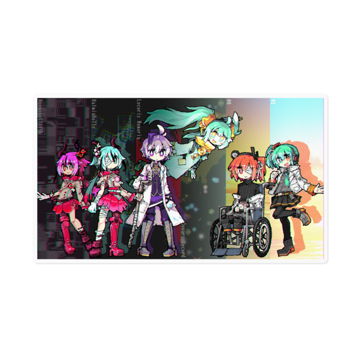 ステッカー - 160 x 160 (mm)