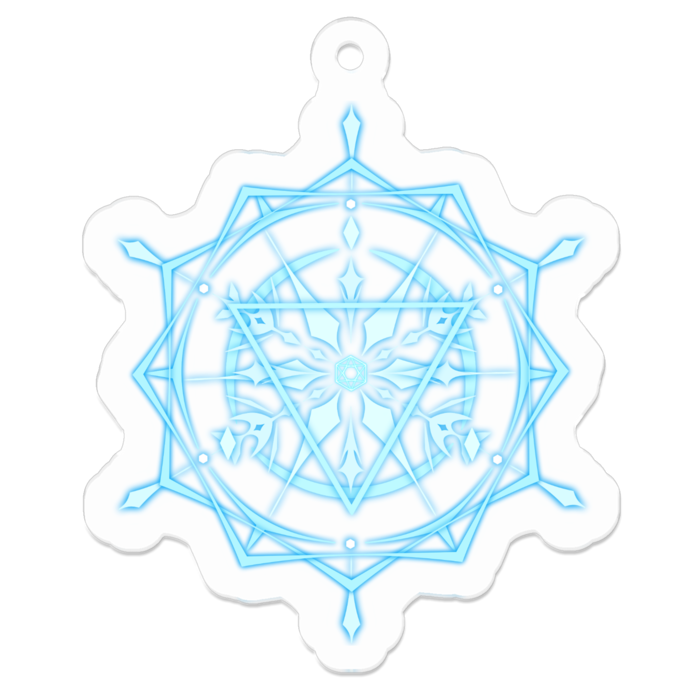 アクリルキーホルダー - 50 x 50 (mm)