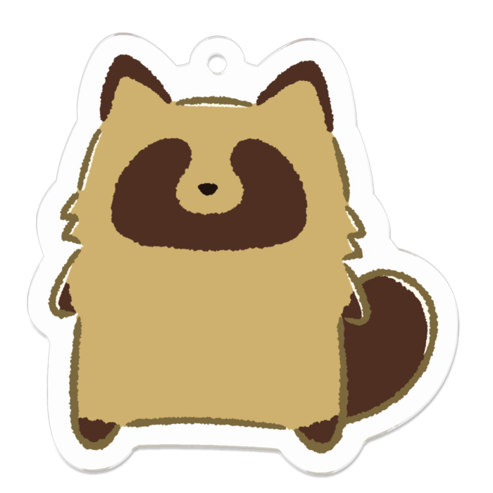 アクリルキーホルダー - 50 x 50 (mm)