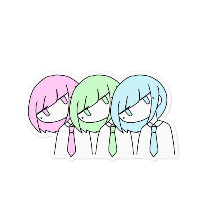 ステッカー - 100 x 100 (mm)