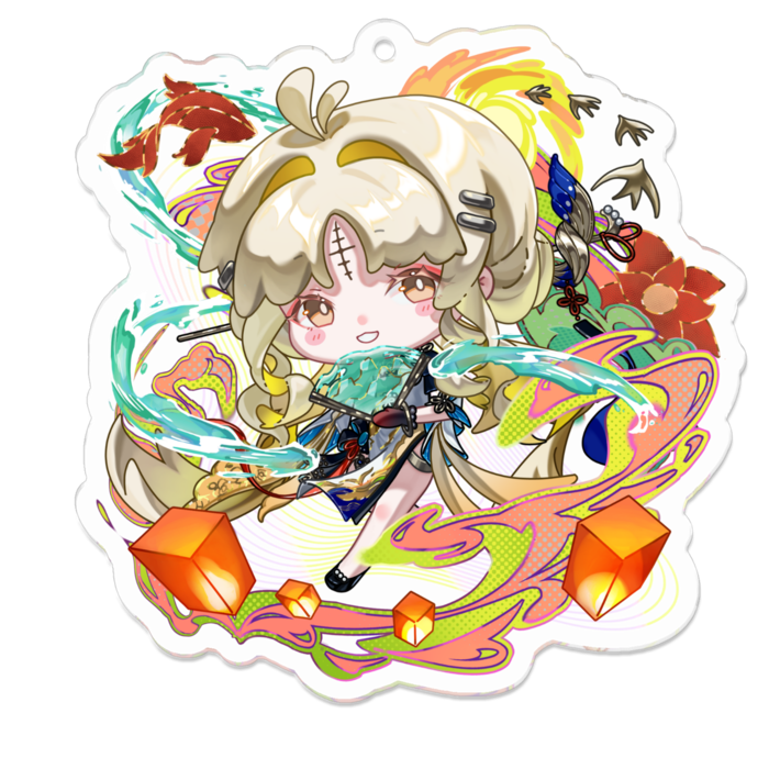 アクリルキーホルダー - W70 × 70mm 以内