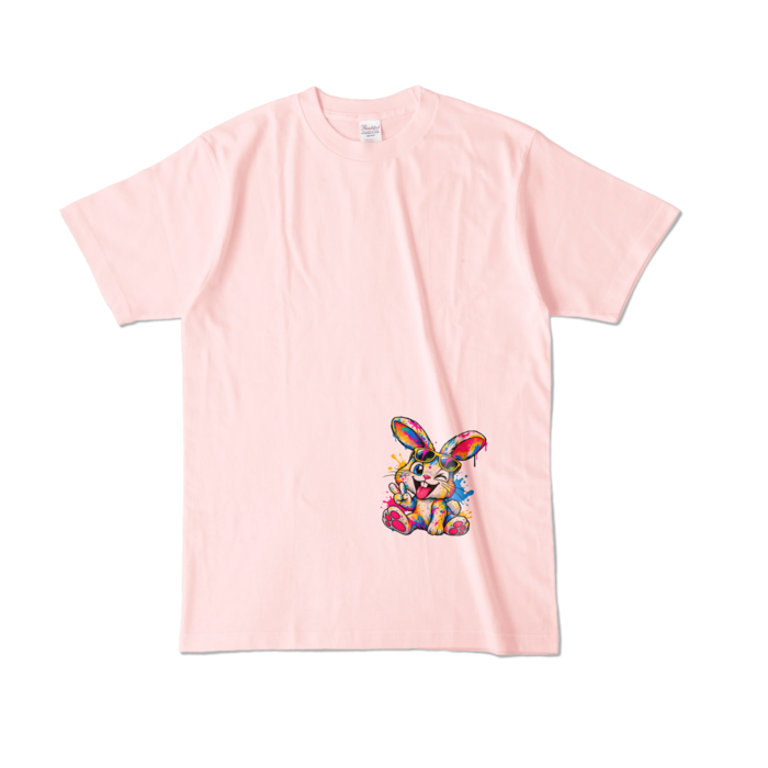 カラーTシャツ - L - ライトピンク （淡色）