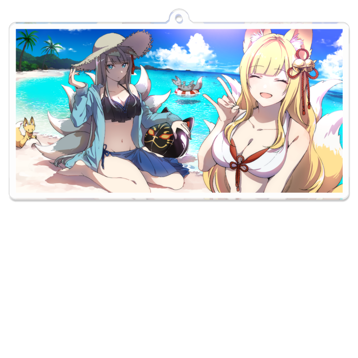 アクリルキーホルダー - 100 x 100 (mm)