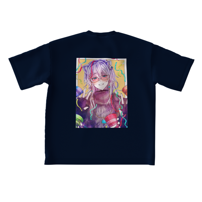 ビッグシルエットTシャツ - L - 背面(2)