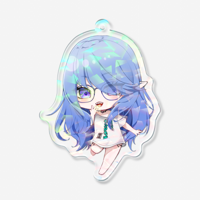 ホログラムアクリルキーホルダー - 70 × 70mm(1)