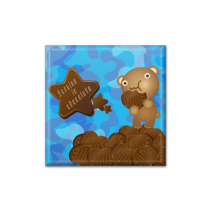 缶バッジ - 四角形40mm