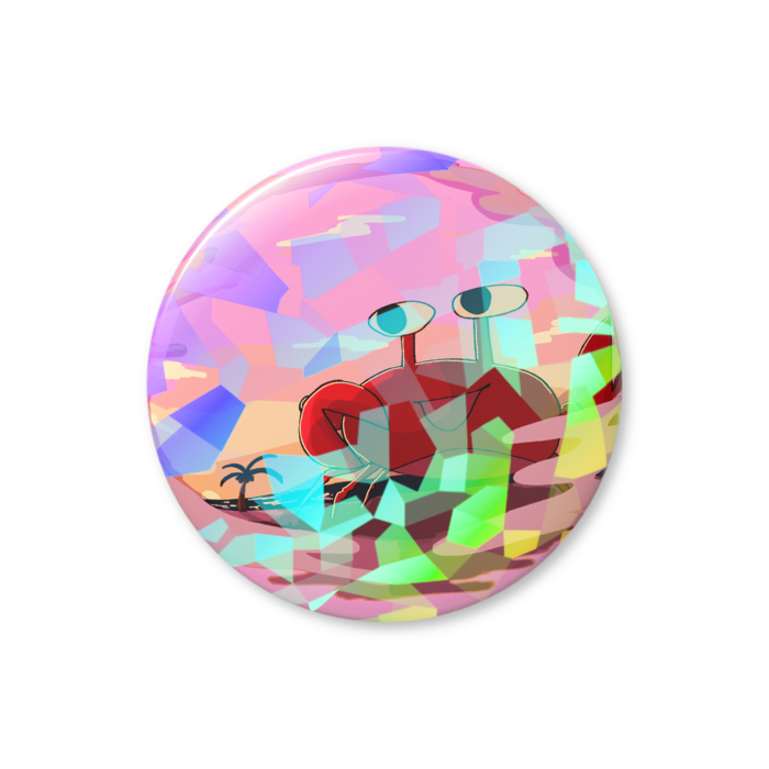 ホログラム缶バッジ - 56mm