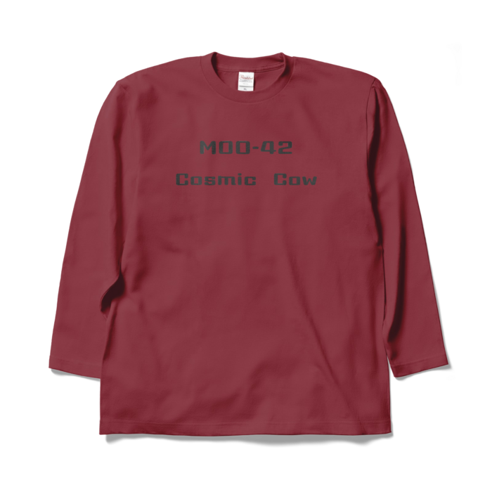 ロングスリーブTシャツ - XL - バーガンディ