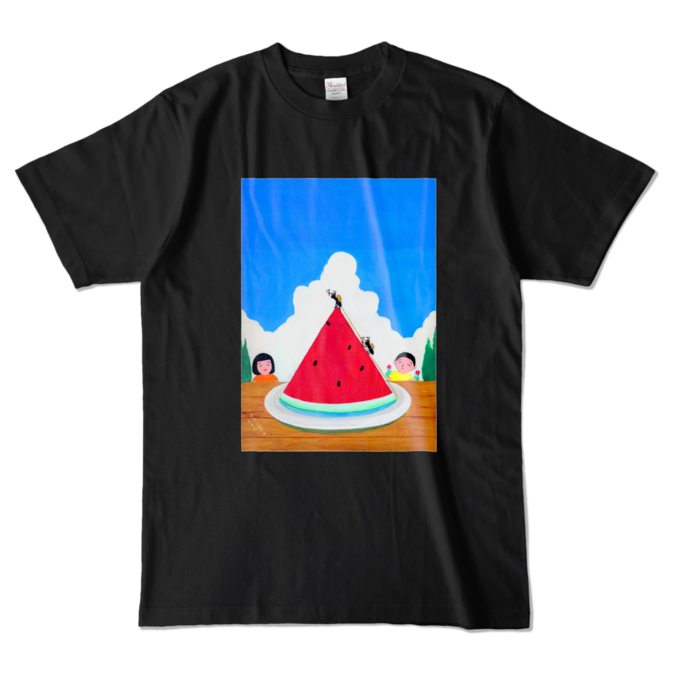 カラーTシャツ - L - ブラック (濃色)