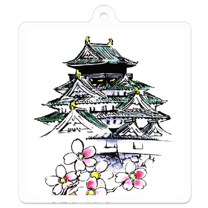 アクリルキーホルダー - 50 x 50 (mm)