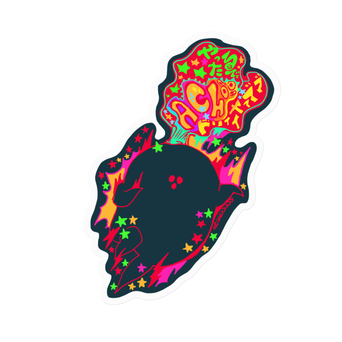 ステッカー - 100 x 100 (mm)