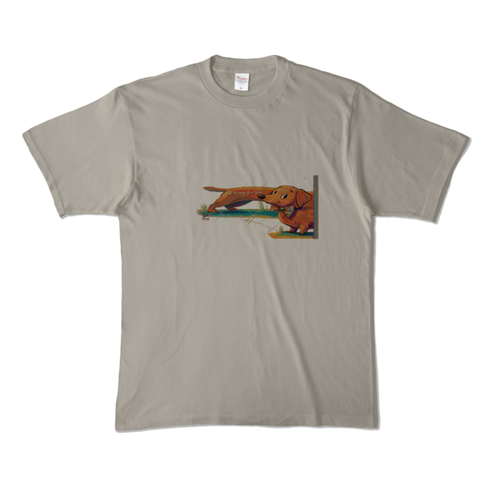 カラーTシャツ - XL - シルバーグレー (淡色)