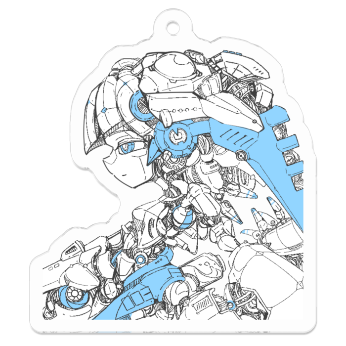 アクリルキーホルダー - 50 x 50 (mm)