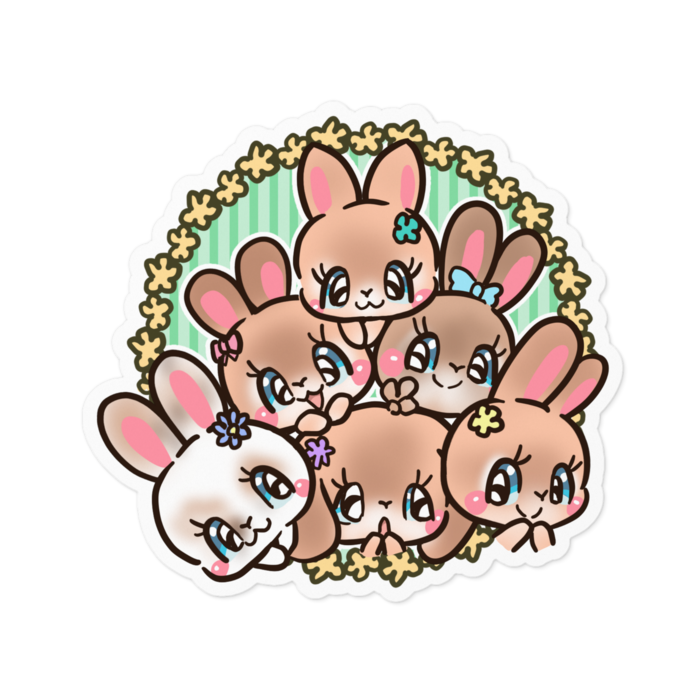 ステッカー - 100 x 100 (mm)