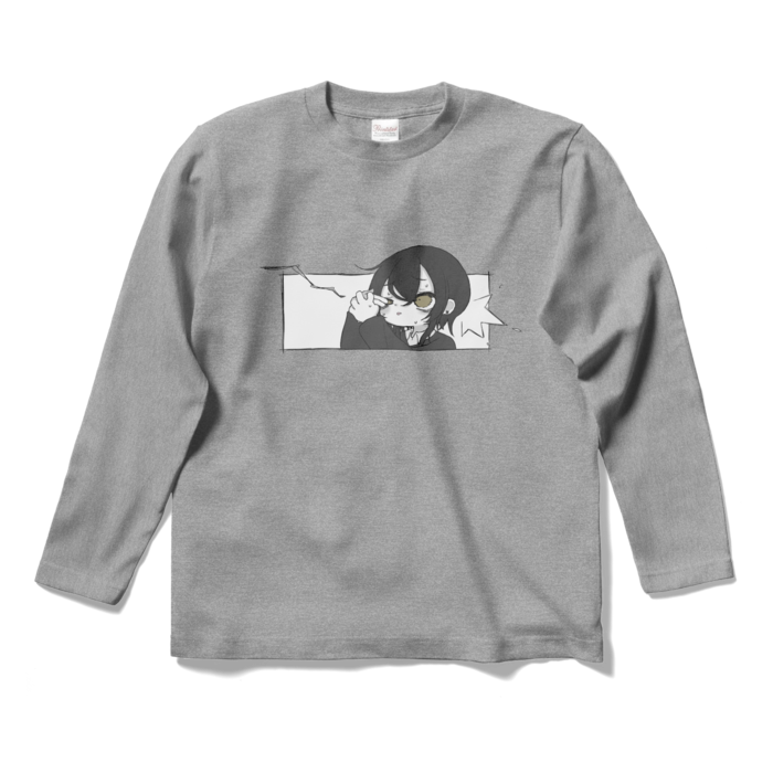 ロングスリーブTシャツ - S - 杢グレー