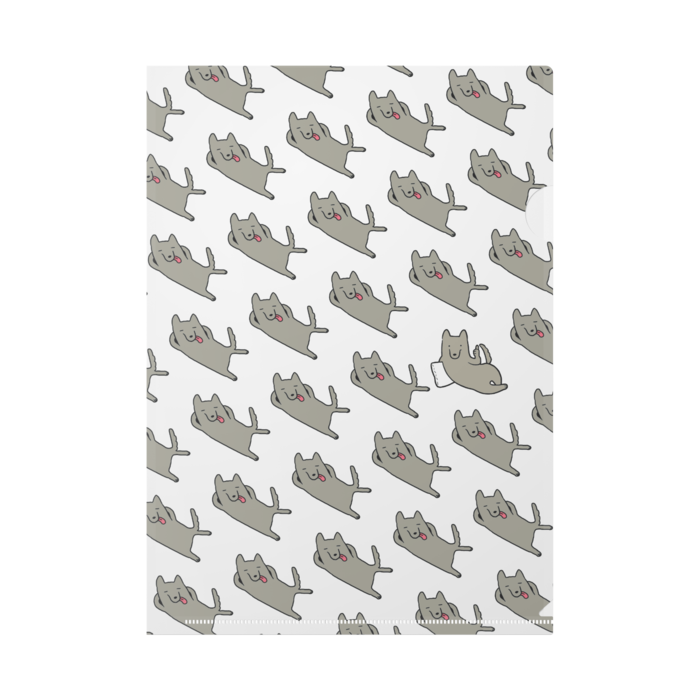 クリアファイル - A4（ゆる犬）