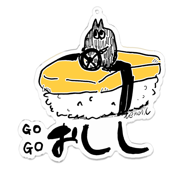 アクリルキーホルダー - 100 x 100 (mm)