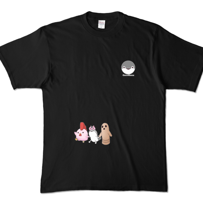カラーTシャツ - XL - ブラック (濃色)