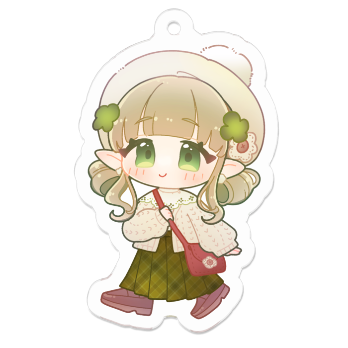 アクリルキーホルダー - 50 x 50 (mm)