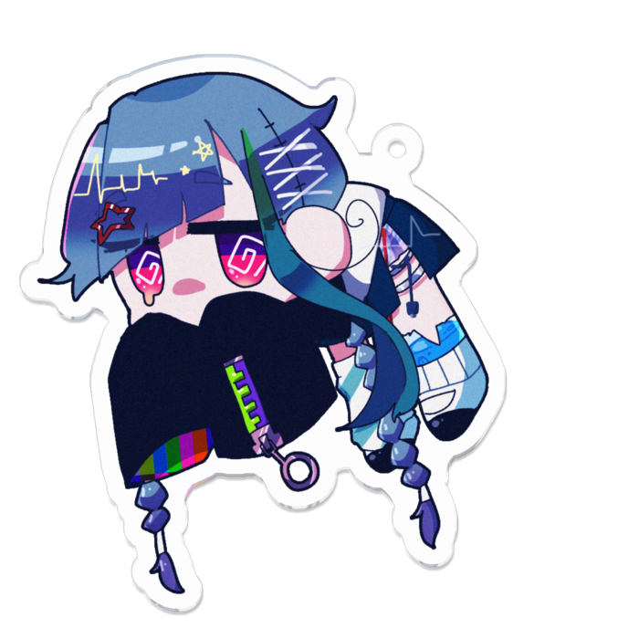 アクリルキーホルダー - 70 x 70 (mm)