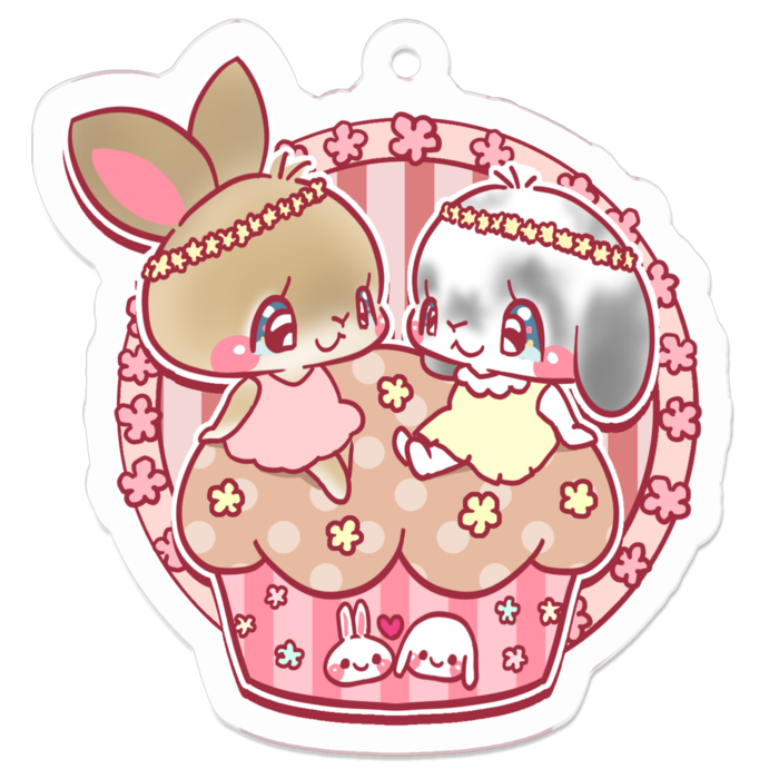 アクリルキーホルダー - 50 x 50 (mm)