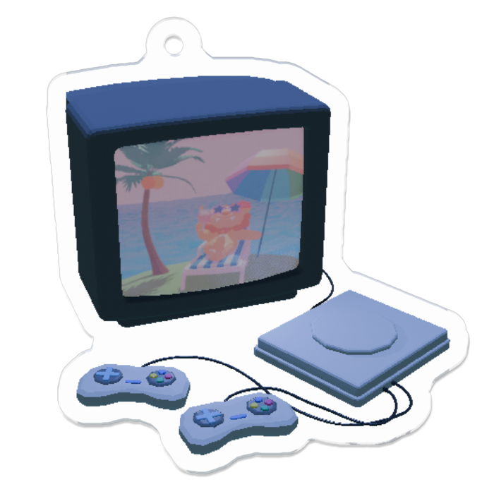 アクリルキーホルダー - 50 x 50 (mm)