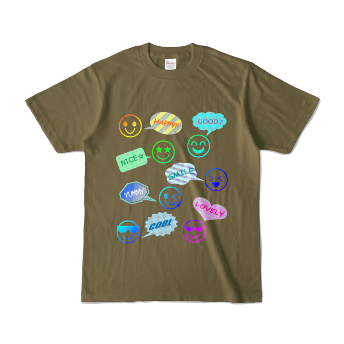 カラーTシャツ - S - オリーブ (濃色)