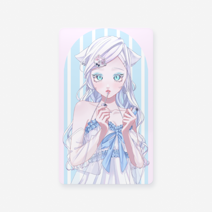 クリアカード - 名刺（55 × 91mm）