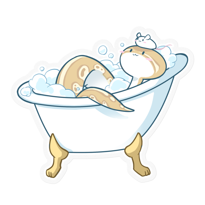 【バスタイム🛁】ボールステッカー(コーラルグローバター) 10cm