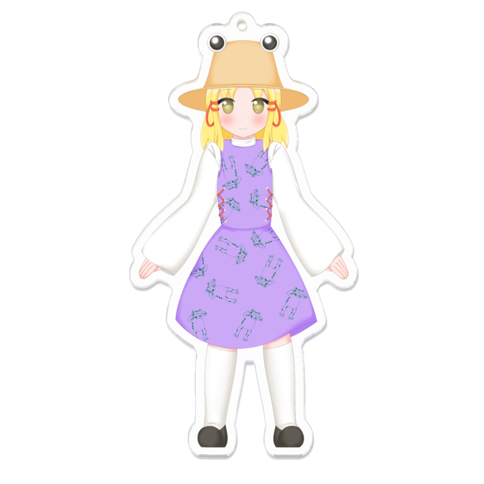 アクリルキーホルダー - 100 x 100 (mm)