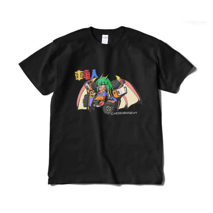 Tシャツ（プリント大） - XL - ブラック