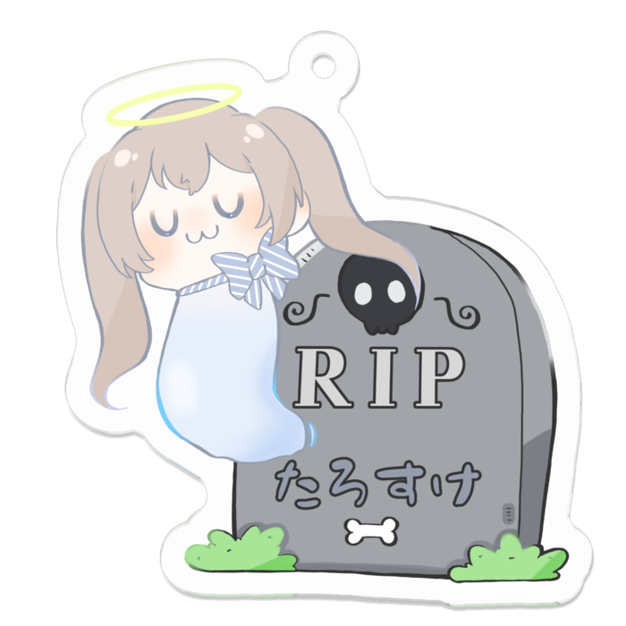 アクリルキーホルダー（コーティング） - 50 x 50 (mm)