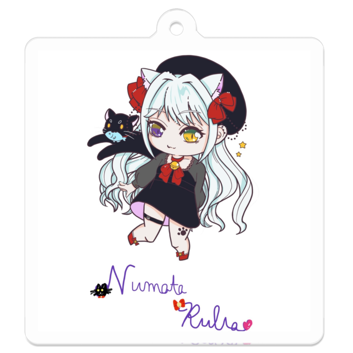 アクリルキーホルダー - 50 x 50 (mm)