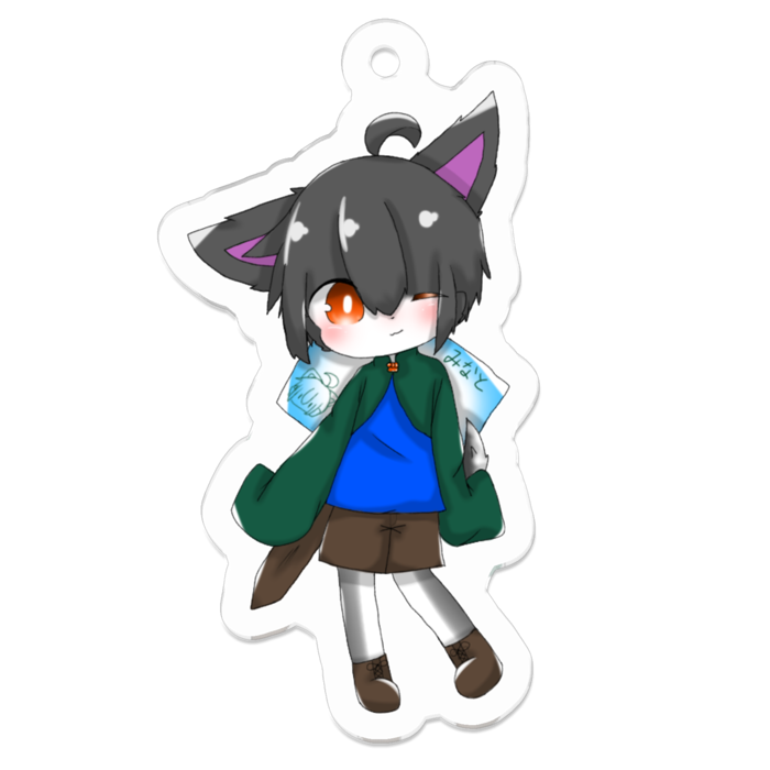 アクリルキーホルダー - 50 x 50 (mm)