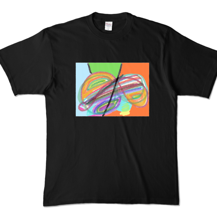 カラーTシャツ - XL - ブラック (濃色)