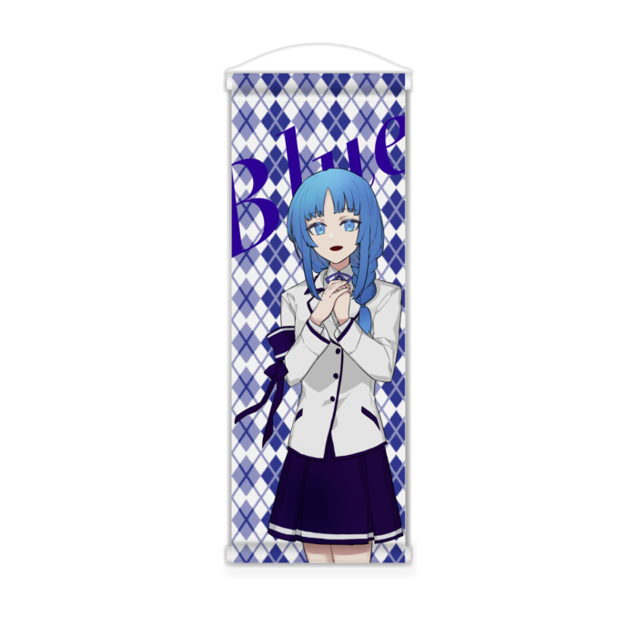 ミニタペストリー （ぶるー）- 182x515(mm)