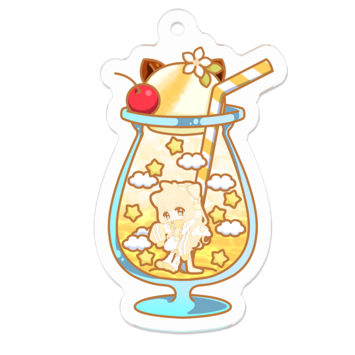 スペシャルドリンクキーホルダー -最中あんこ-