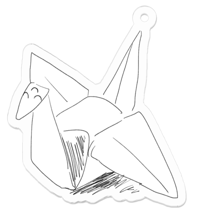 アクリルキーホルダー - 50 x 50 (mm)