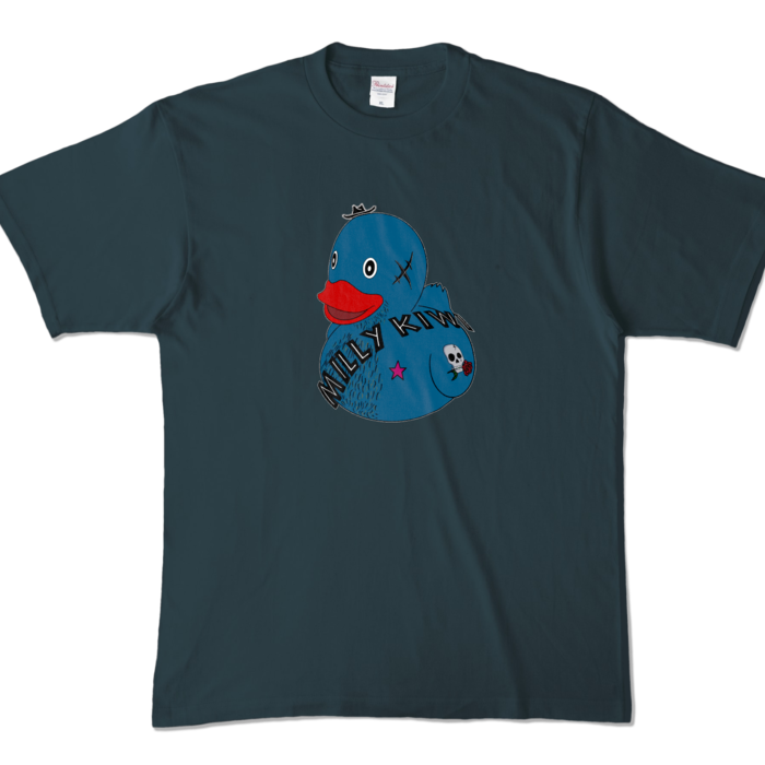 カラーTシャツ - XL - デニム (濃色)