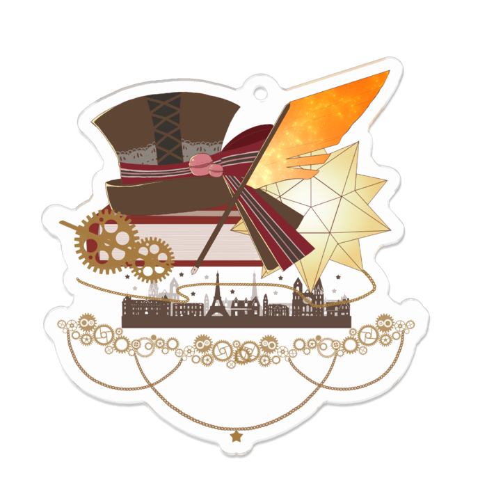 アクリルキーホルダー - 70 x 70 (mm)