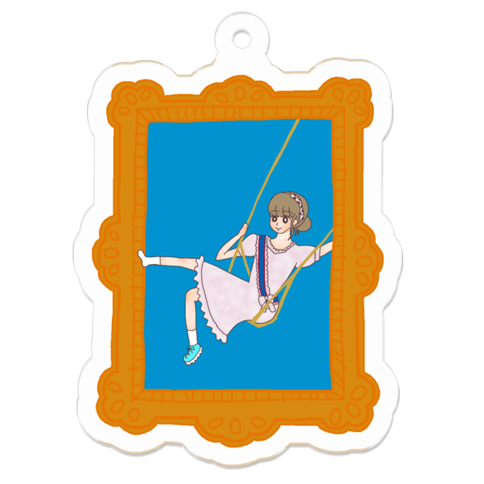 アクリルキーホルダー - 50 x 50 (mm)