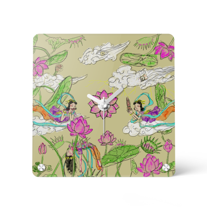 アクリル時計 - 150x150mm