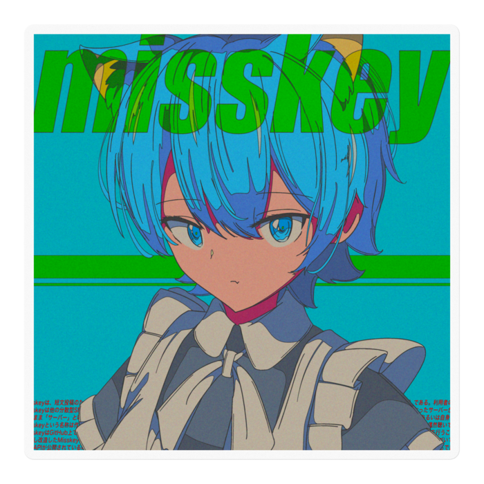 ステッカー - 100 x 100 (mm)