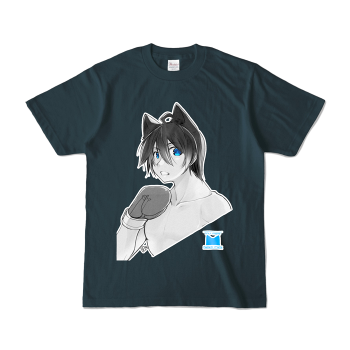 前面プリント：S - デニム