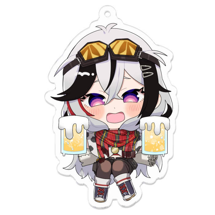 アクリルキーホルダー（コーティング） - 70 x 70 (mm)