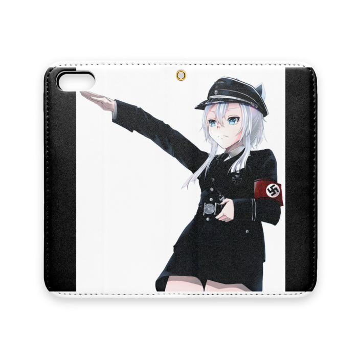 手帳型iPhoneケース（ベルトなし） - iPhone 5 / 5s / SE - ストラップ穴 あり