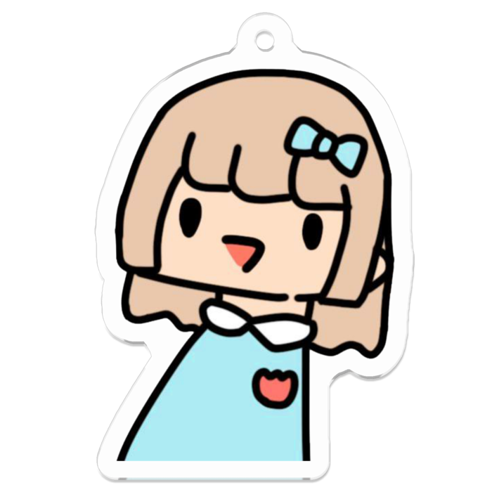 アクリルキーホルダー - 50 x 50 (mm)