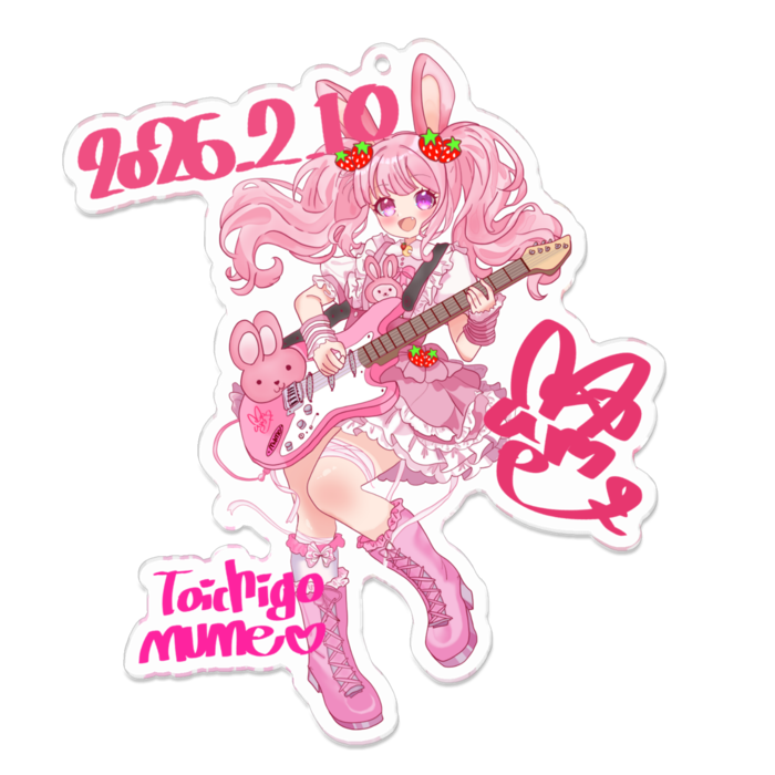 アクリルキーホルダー - 100 x 100 (mm)